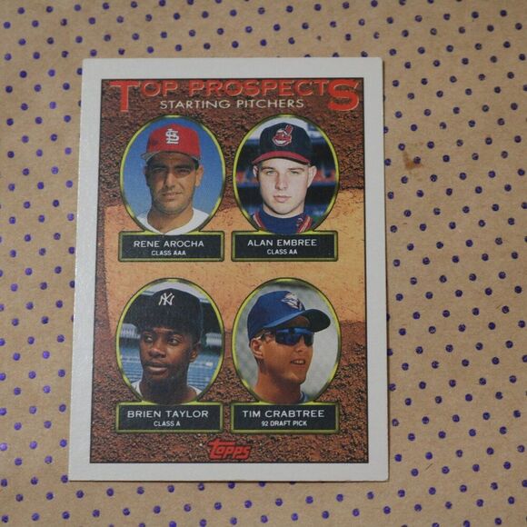 1993 Prospects Starting Pitchers #742 Baseball Card - Picture 1 of 2